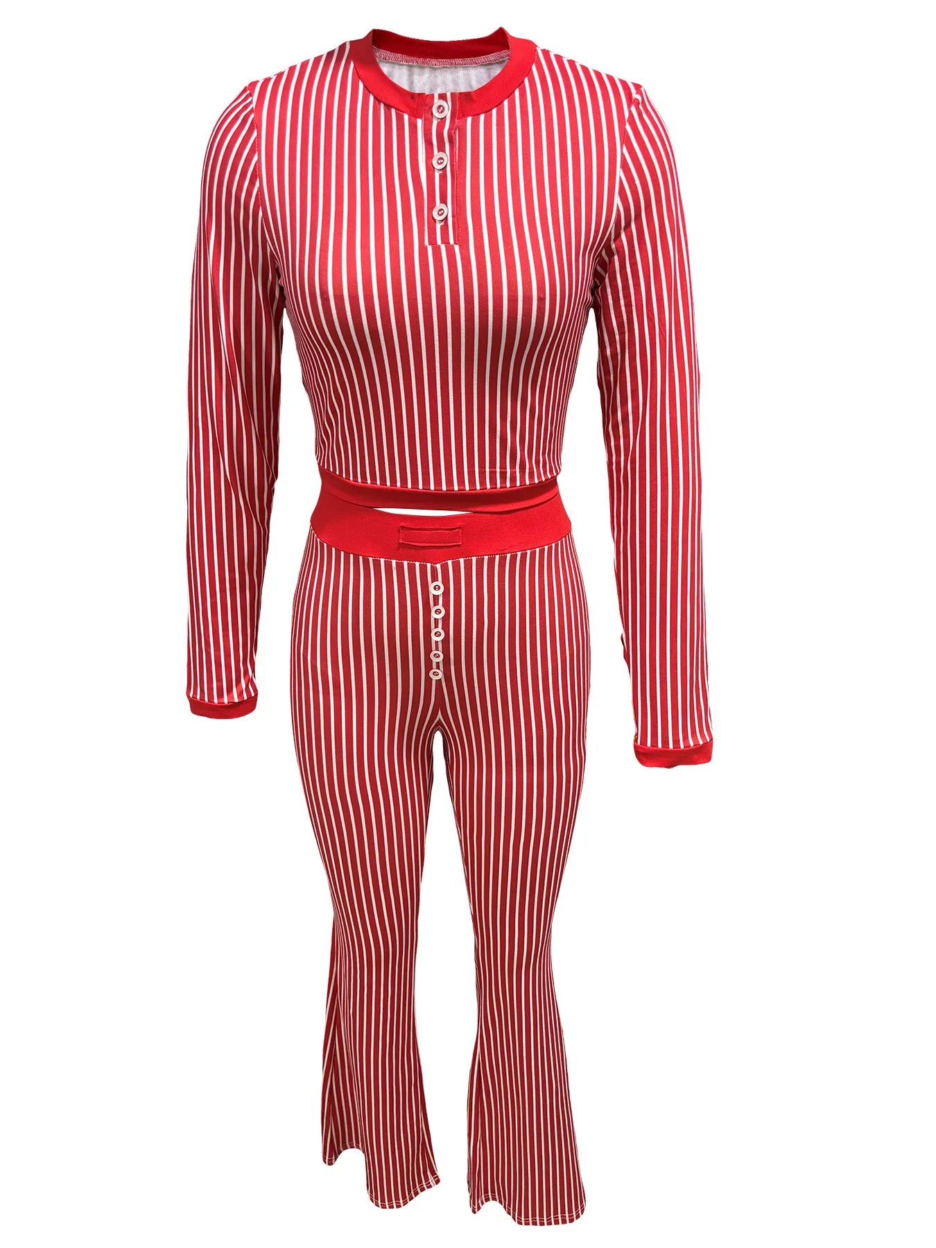 Casual Two-Piece Pant Set.