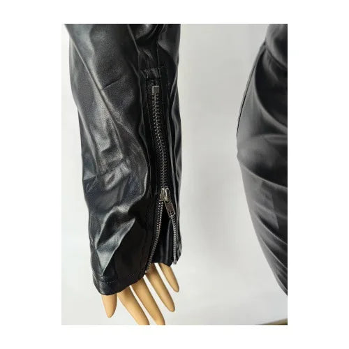 Kelly Leather Pants Set