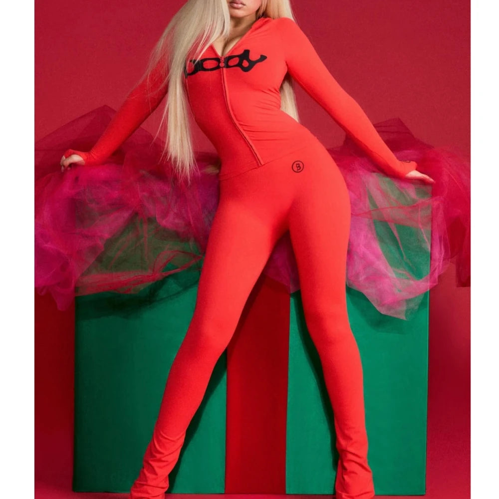 Body Print Two-piece Set