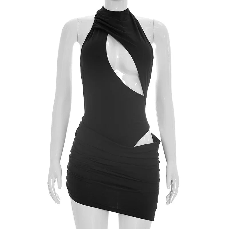 Hollow Backless Classy Mini Dress