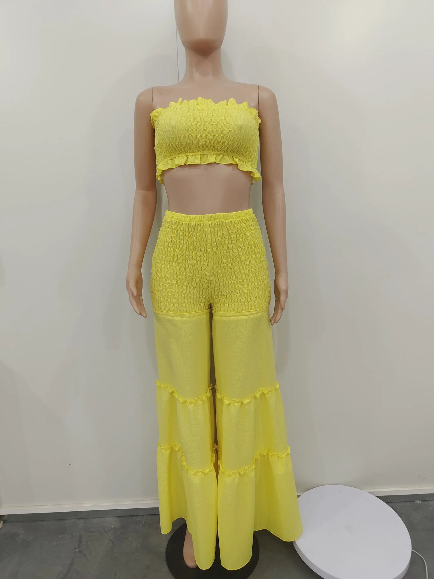 Such a Flare Two-Piece Pants Set
