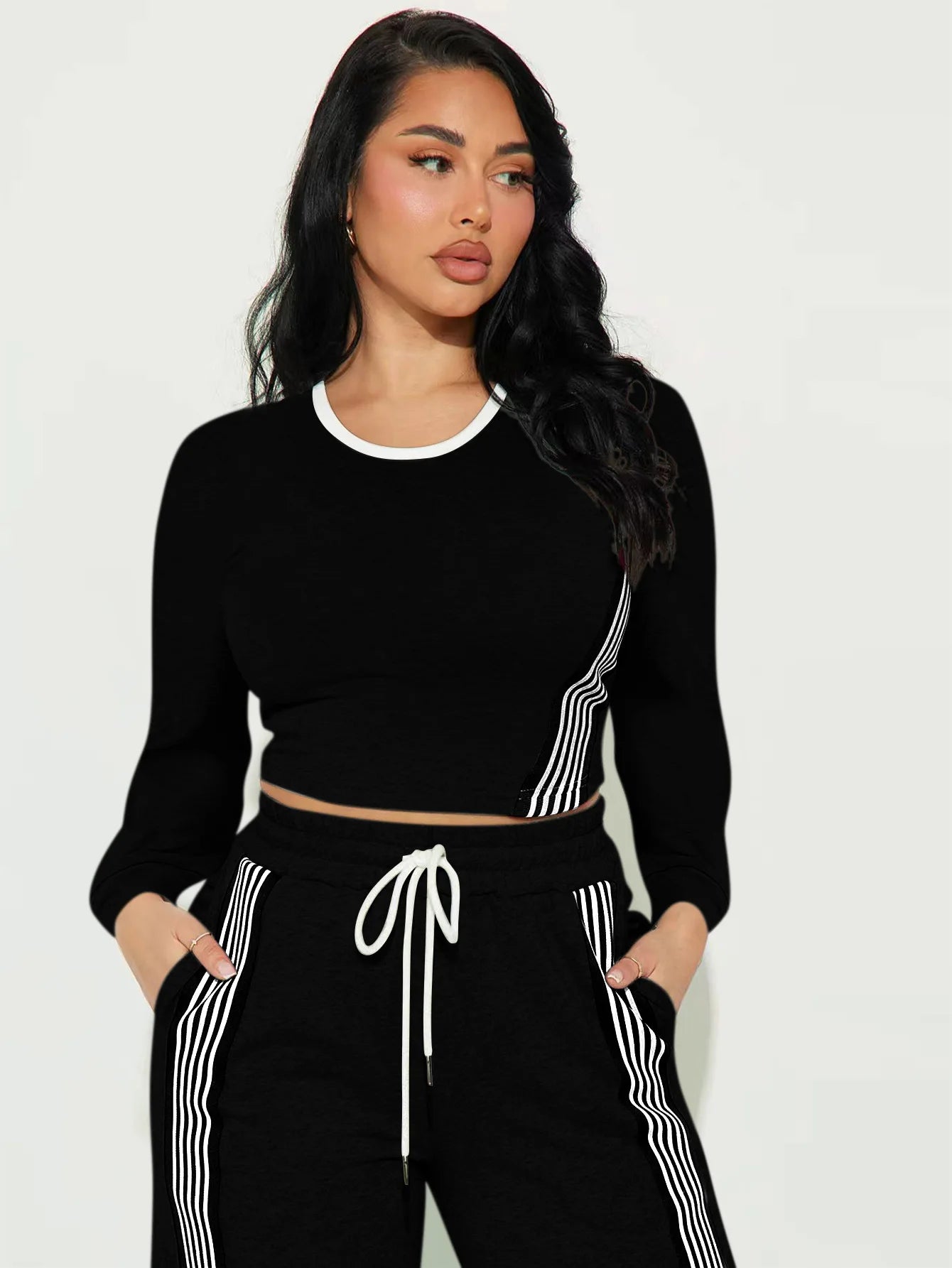 Casual Sports Two-Piece Set