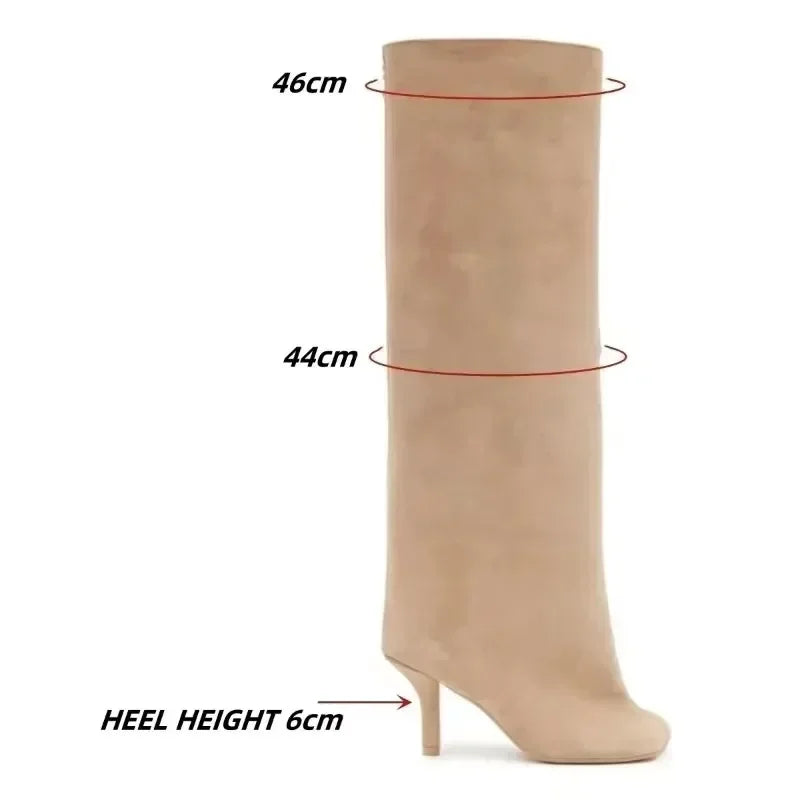 Emily Thin Heel Knee Length Boots.