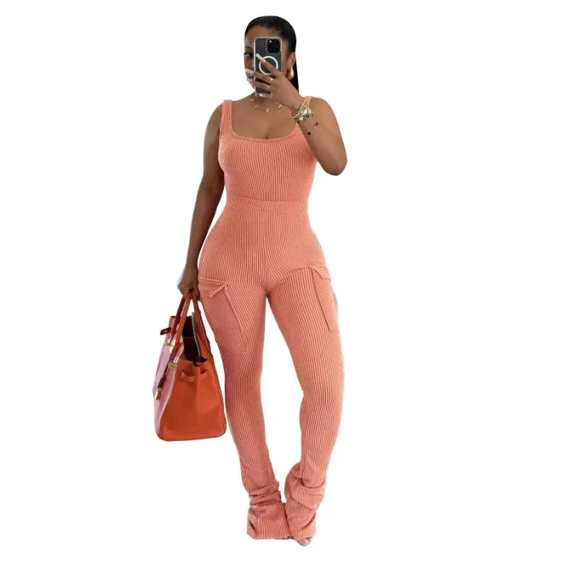 Cargo Pants with Pockets Set