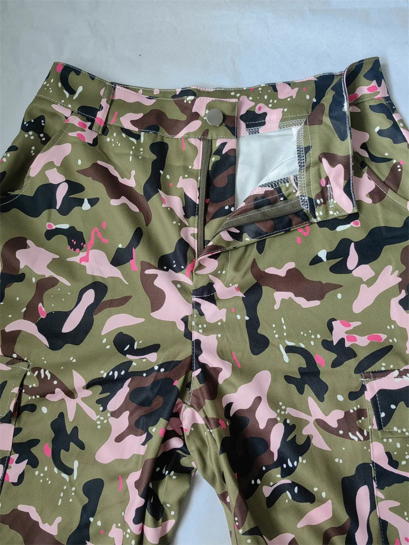 Camouflage Baggy Cargo Pants.