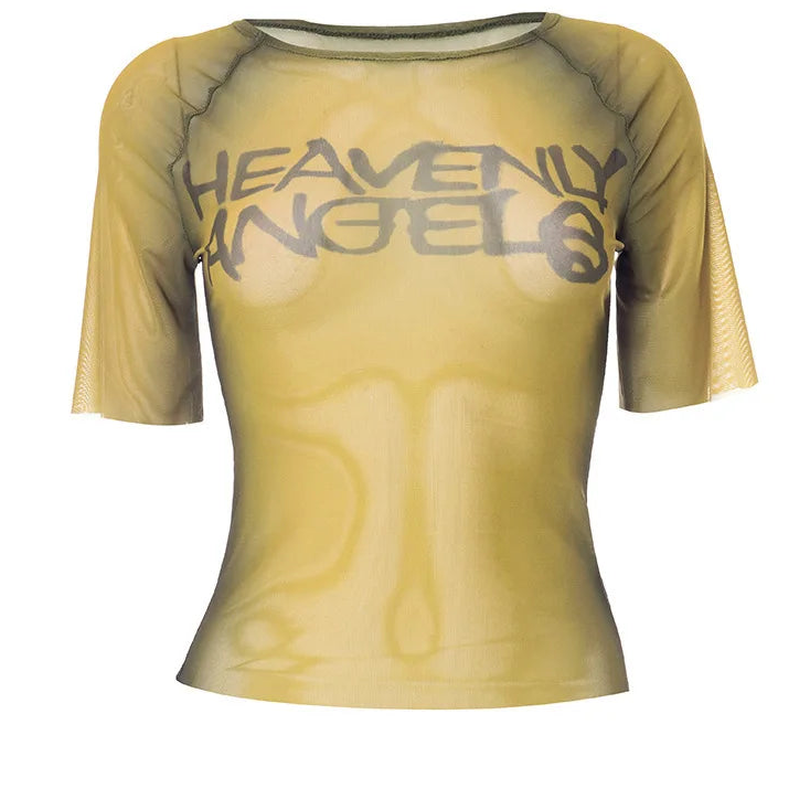 Heavenly Angel Mesh See Though Two-Piece Sets