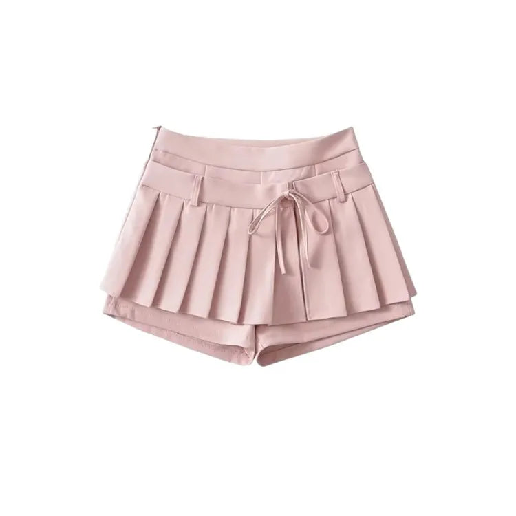 Sitting Pretty Two-Piece Mini Skirt Set