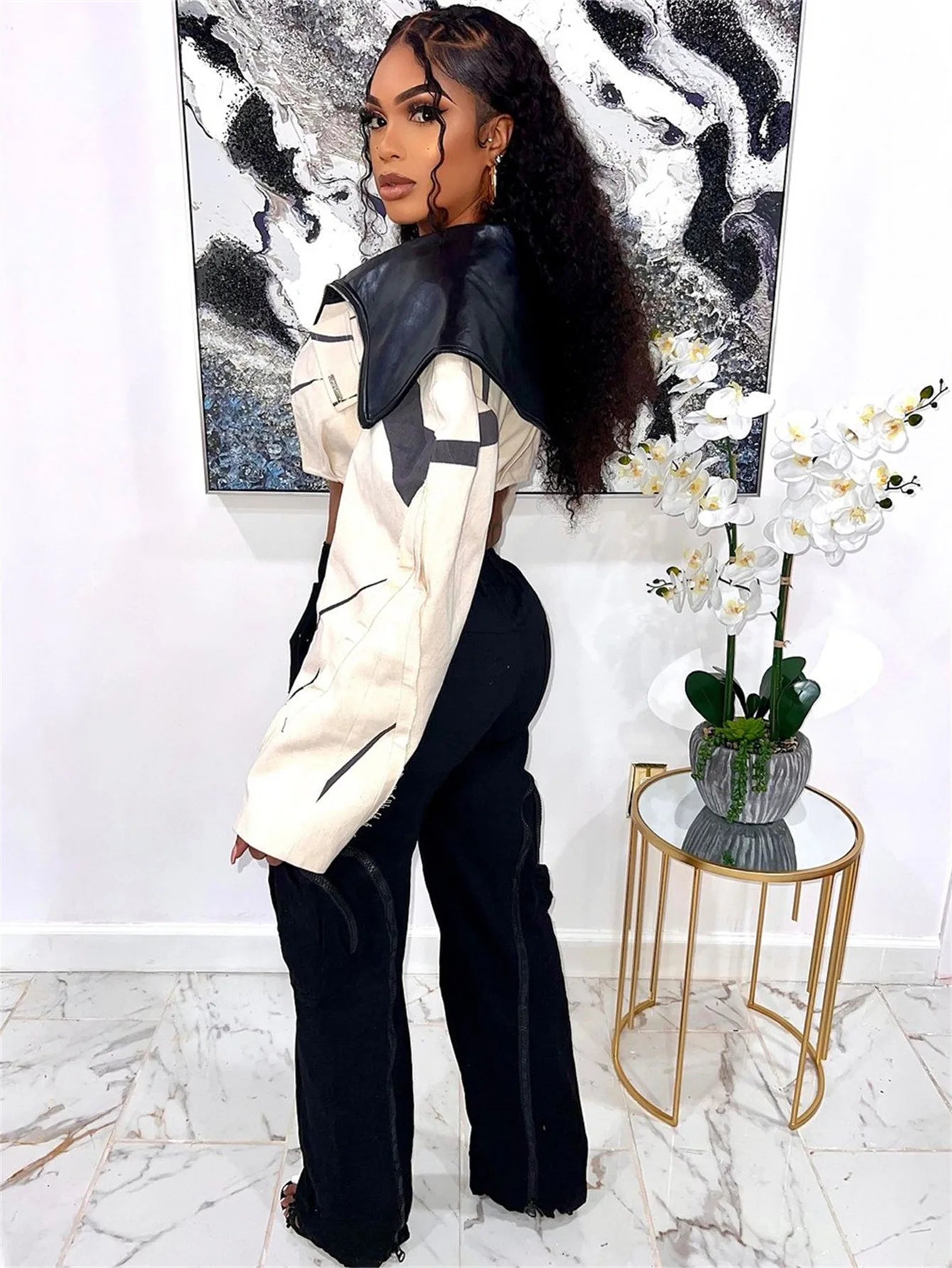 Fly Girl Zipper Crop Jacket