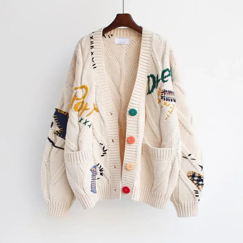 Soft Embroidered Sweater & Skirt Set