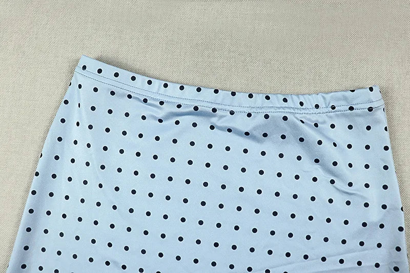 Polka Dots Print Two-Piece Set