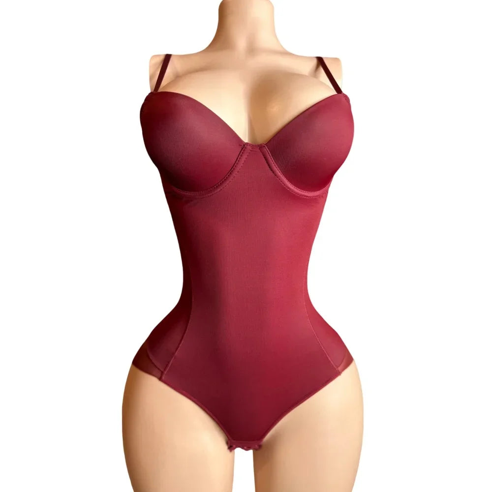 V-Neck Bodycon Bodysuit.