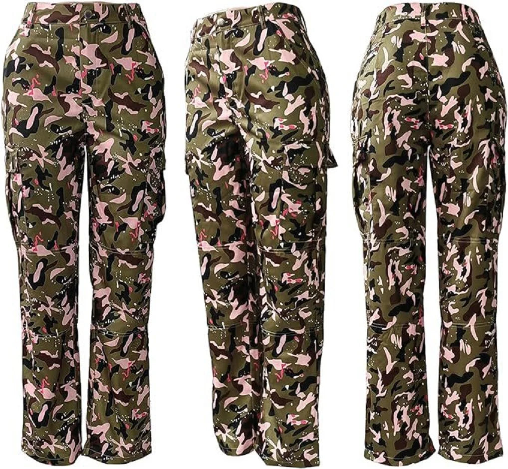 Camouflage Baggy Cargo Pants.