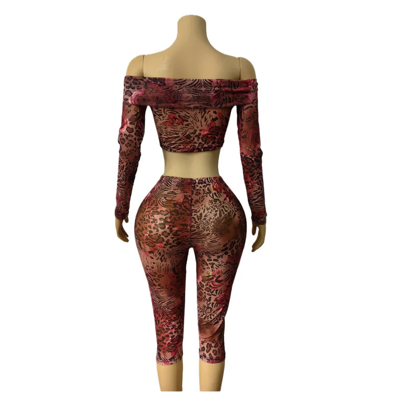 She Bad Leopard Print Set