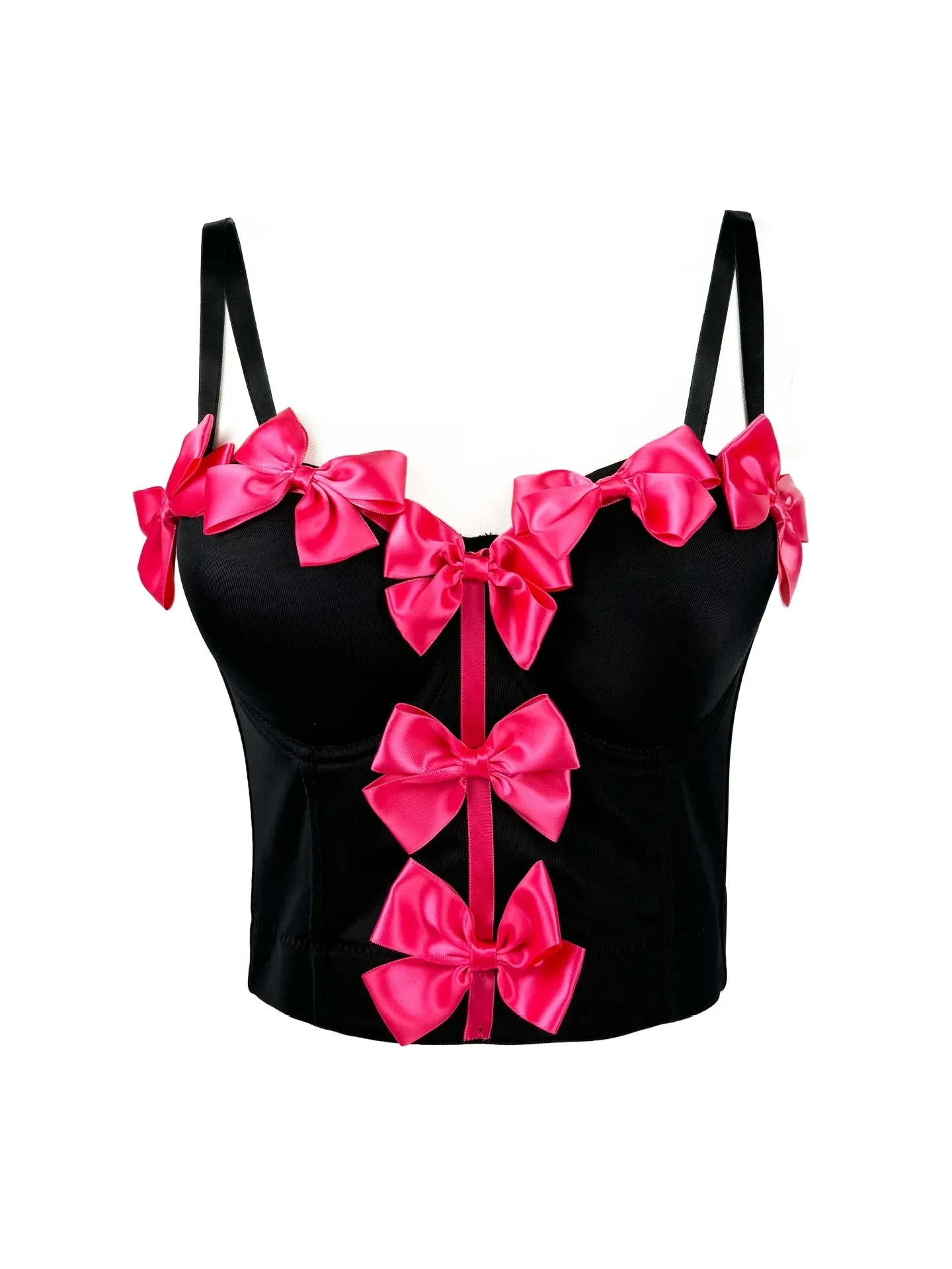 Sweet Bow Puffy Mini Skirt and Corset top
