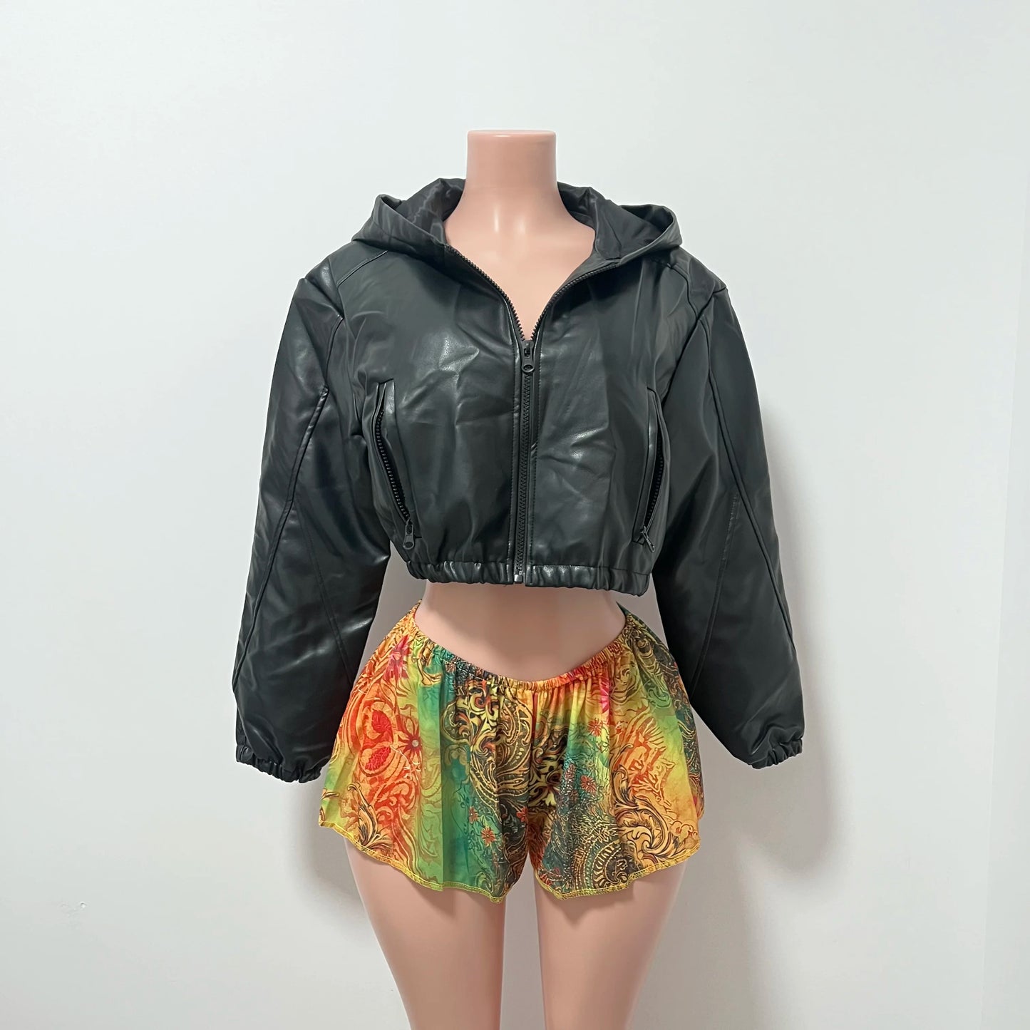 Miami Hooded Short Jacket