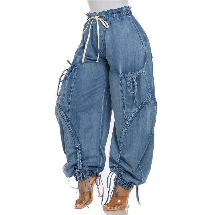 Baggy Girl Cargo Jeans