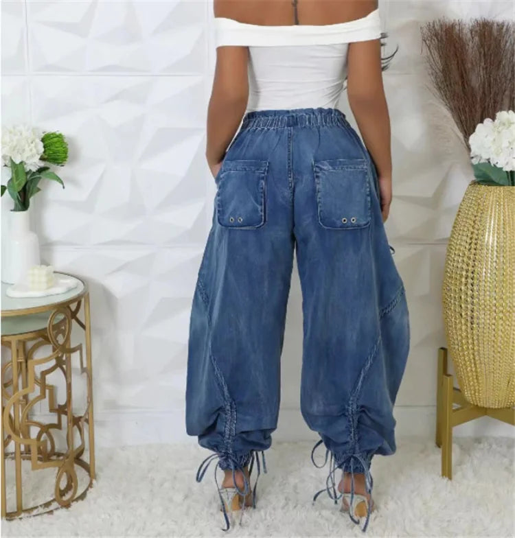 Baggy Girl Cargo Jeans