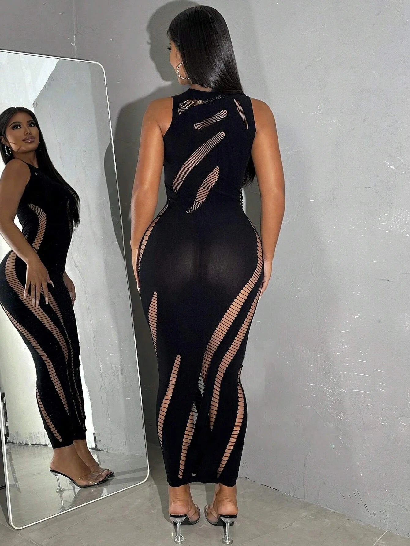 Hot Stuff Maxi Bodycon Dress