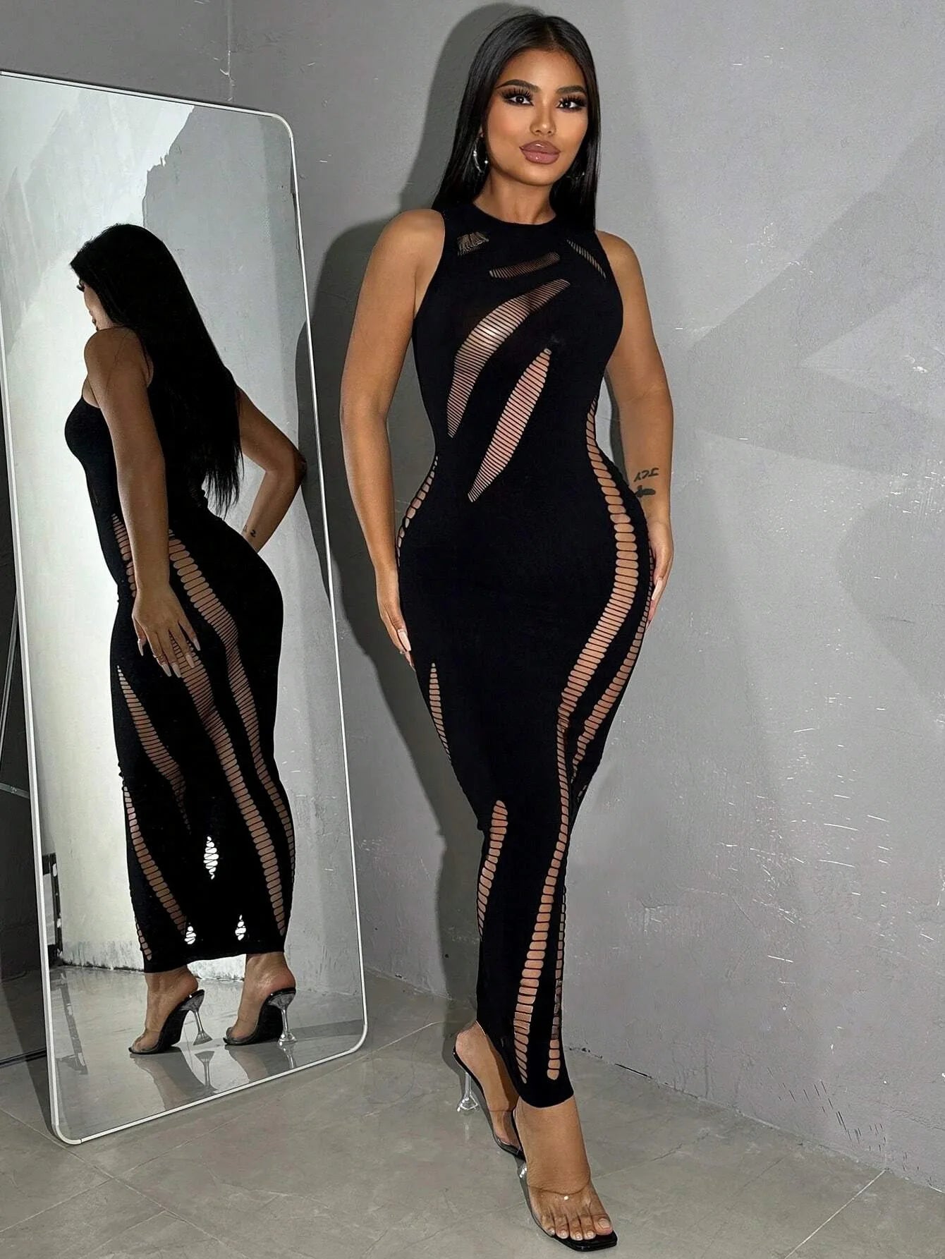 Hot Stuff Maxi Bodycon Dress