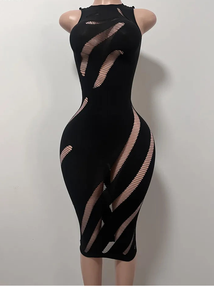 Hot Stuff Maxi Bodycon Dress