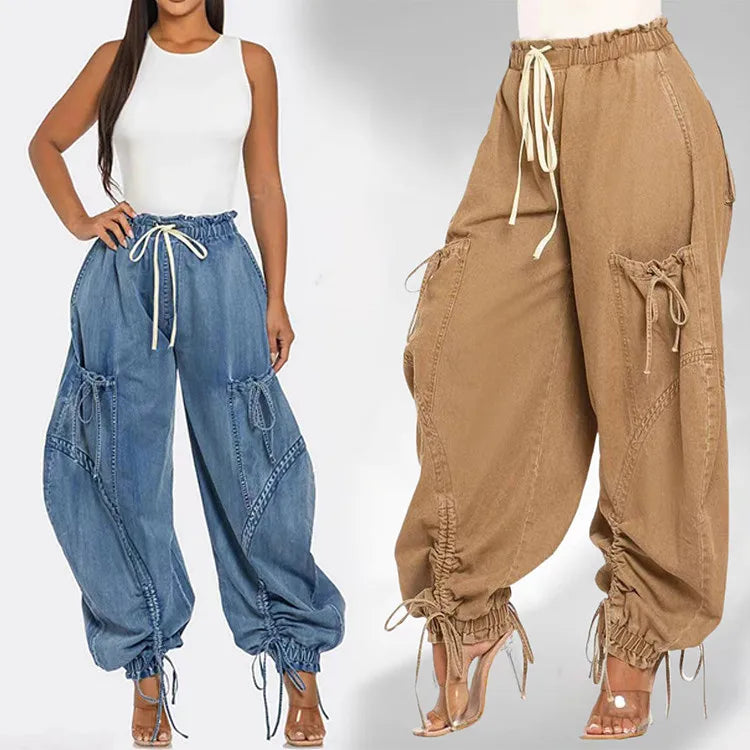 Baggy Girl Cargo Jeans