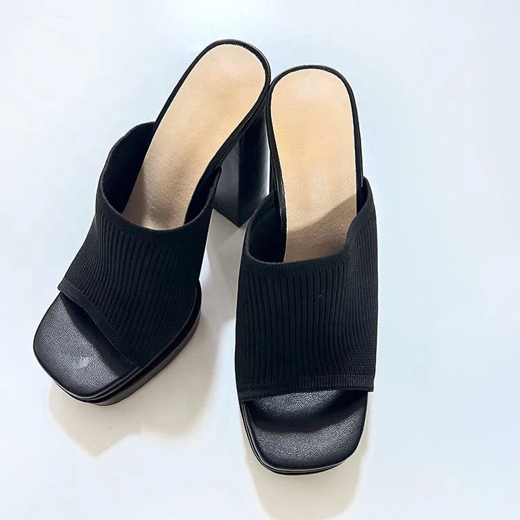 Chunky Color High Heels