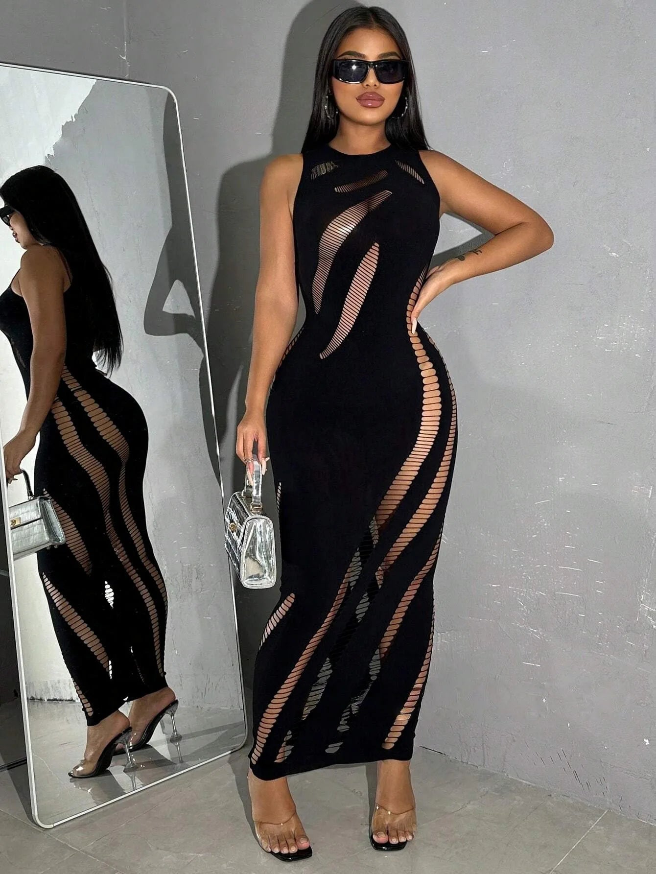 Hot Stuff Maxi Bodycon Dress