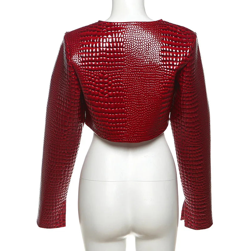 Racer Cropped Jacket