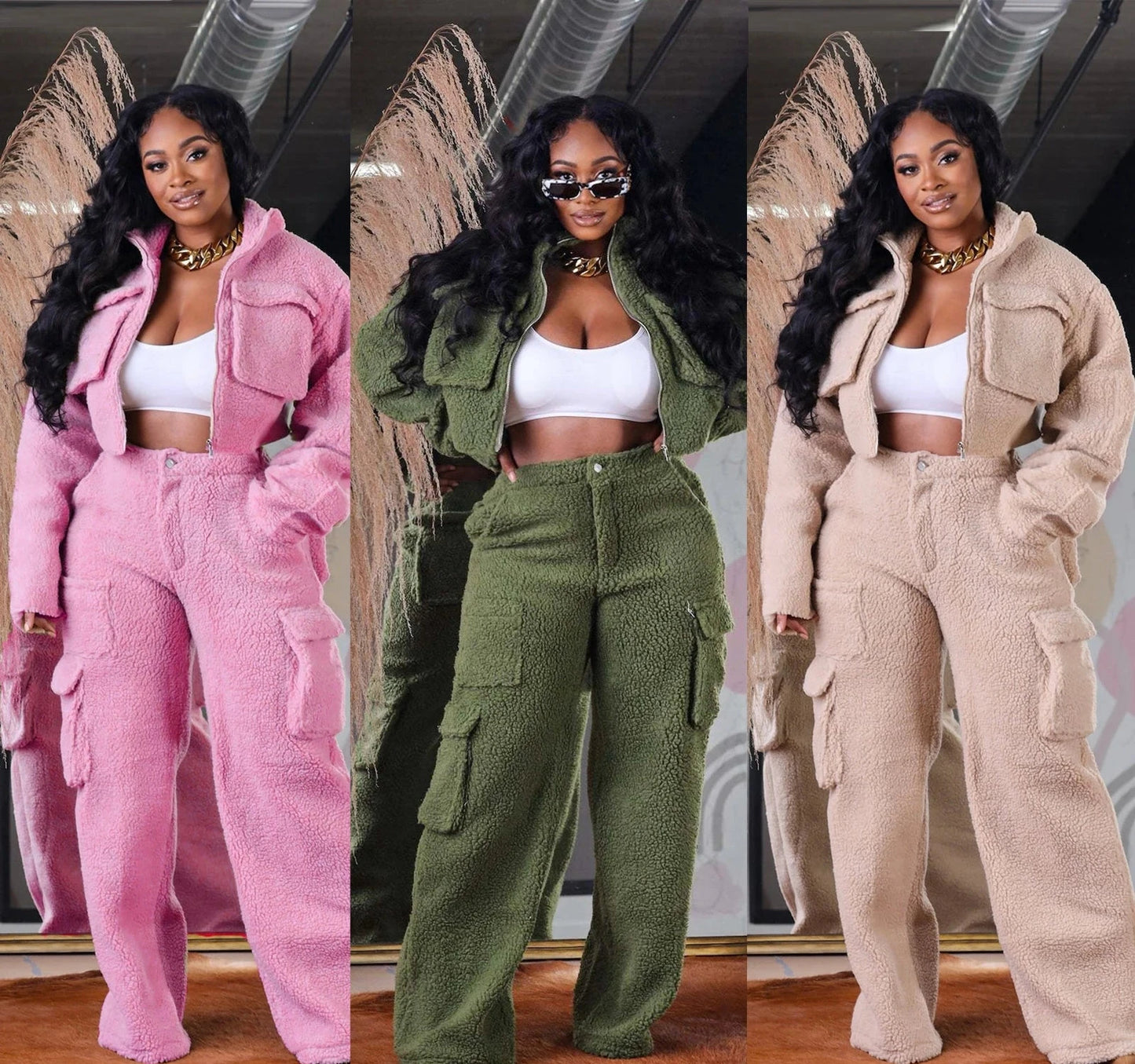 Fuzzy Two-piece Set