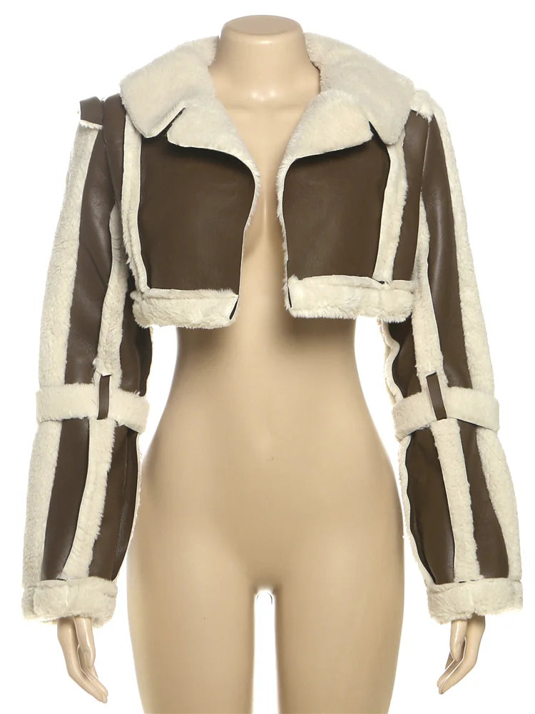 Furry Crop Jacket