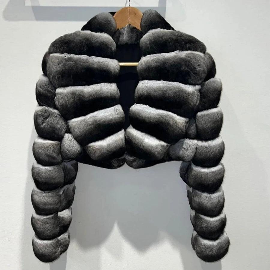 Boss Babe Rex Rabbit Fur Jacket