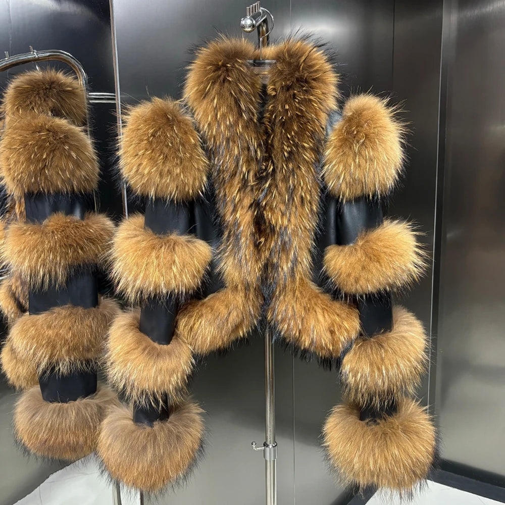 Crocodile Leather Cropped Jacket