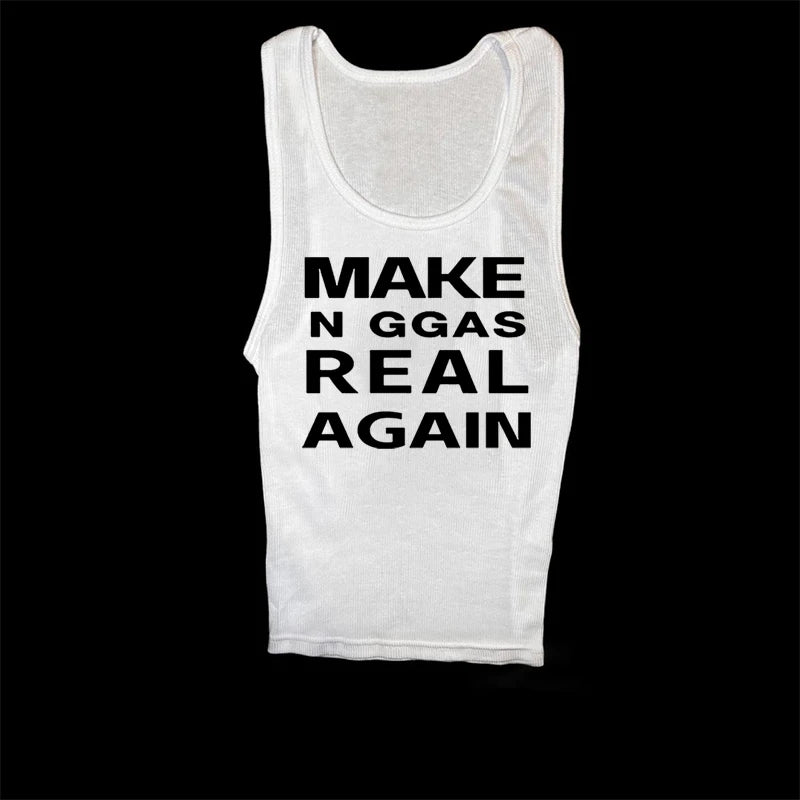 Real again crop top
