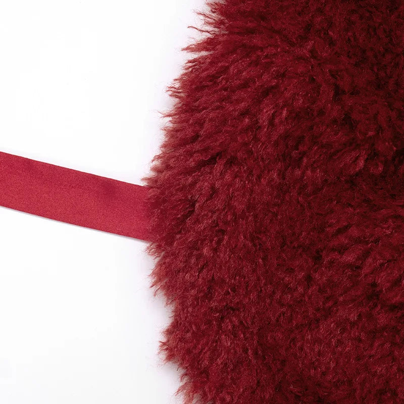 Niya Backless Bandage Fur Top