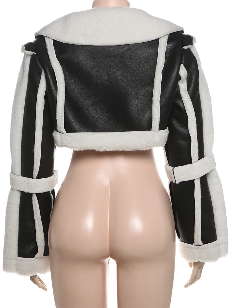 Furry Crop Jacket
