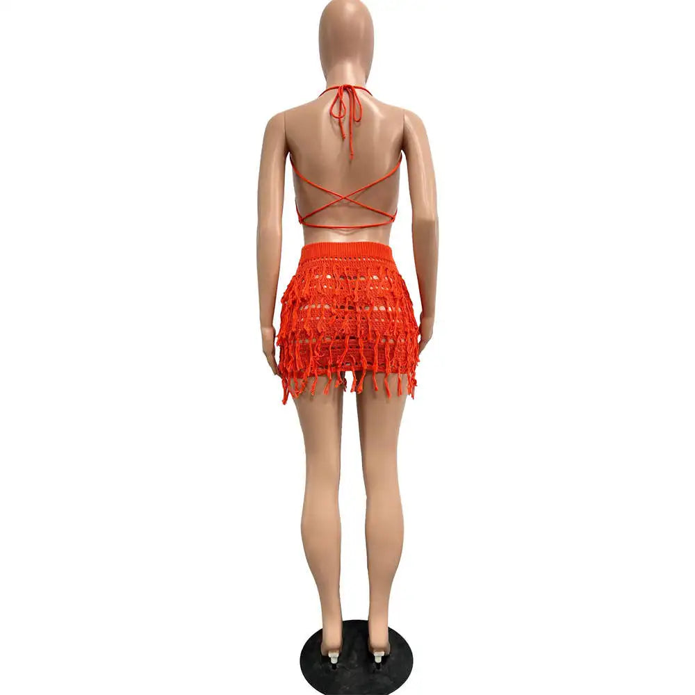 Beach Knit Two-Piece Set