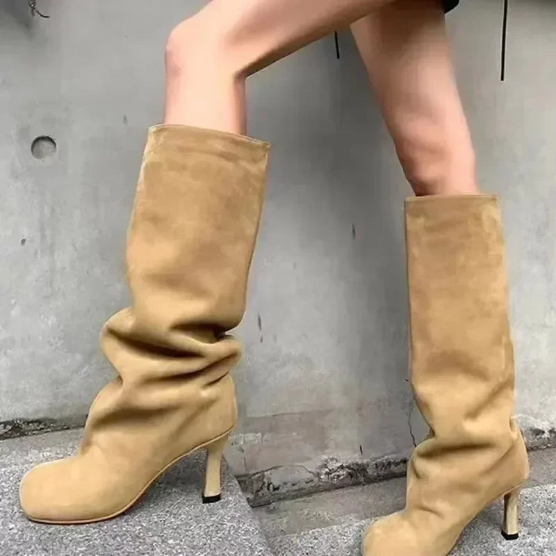 Emily Thin Heel Knee Length Boots.