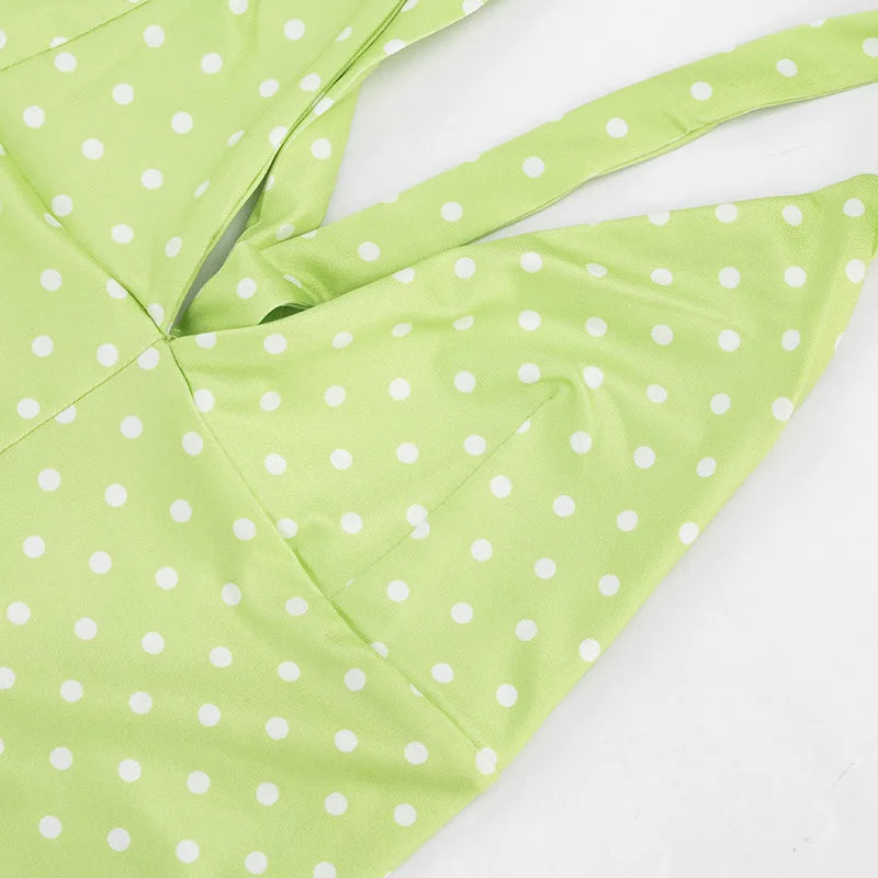 Sweet Polka Dot Print Romper