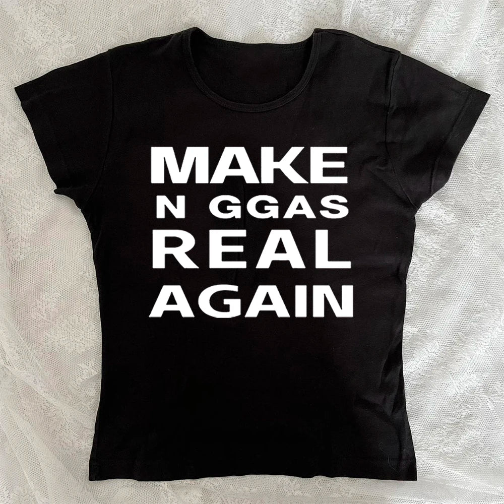 Real again crop top