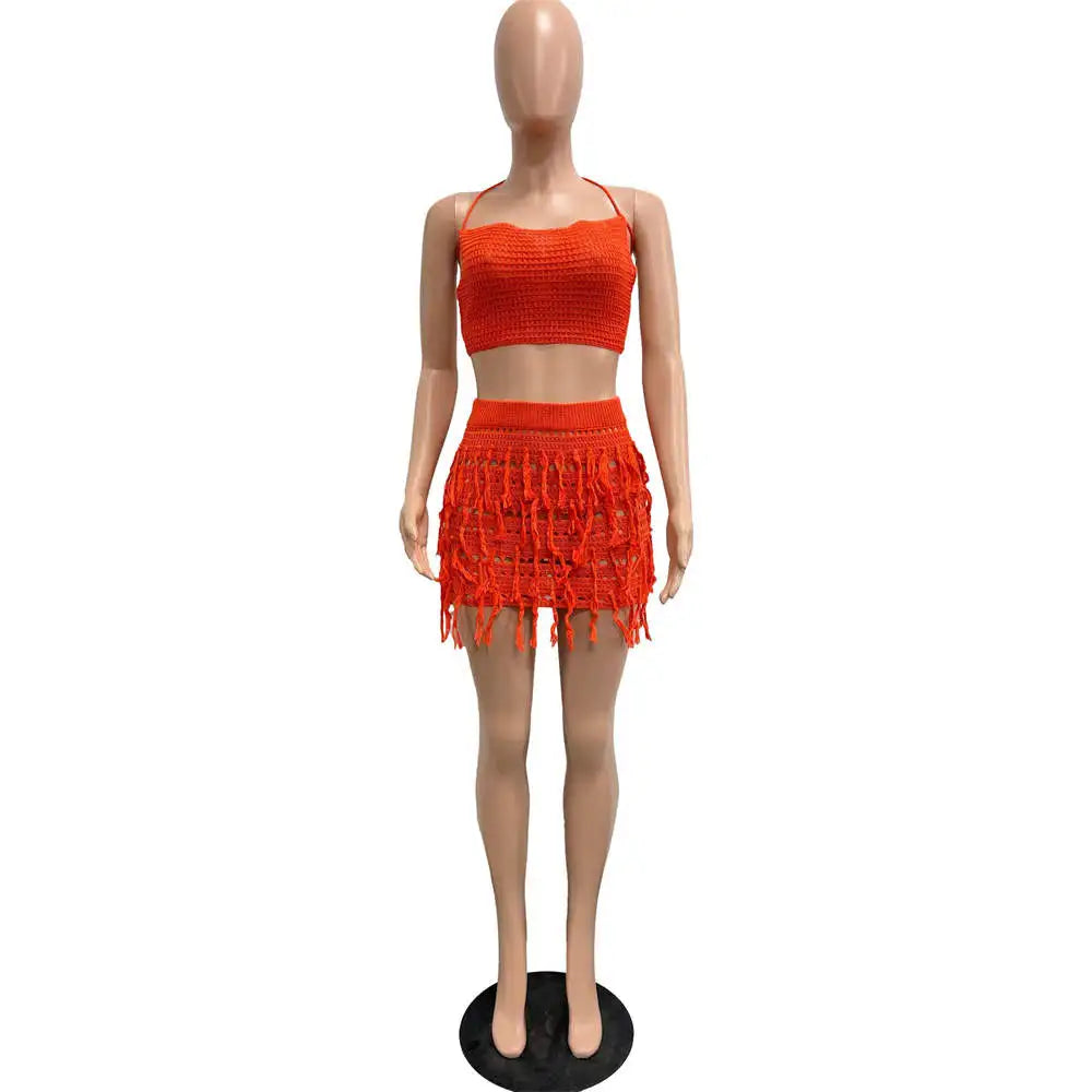 Beach Knit Two-Piece Set