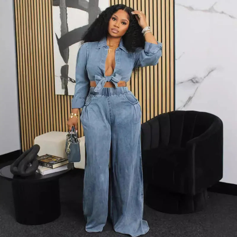 Elegance Loose Fit Two-Piece Set