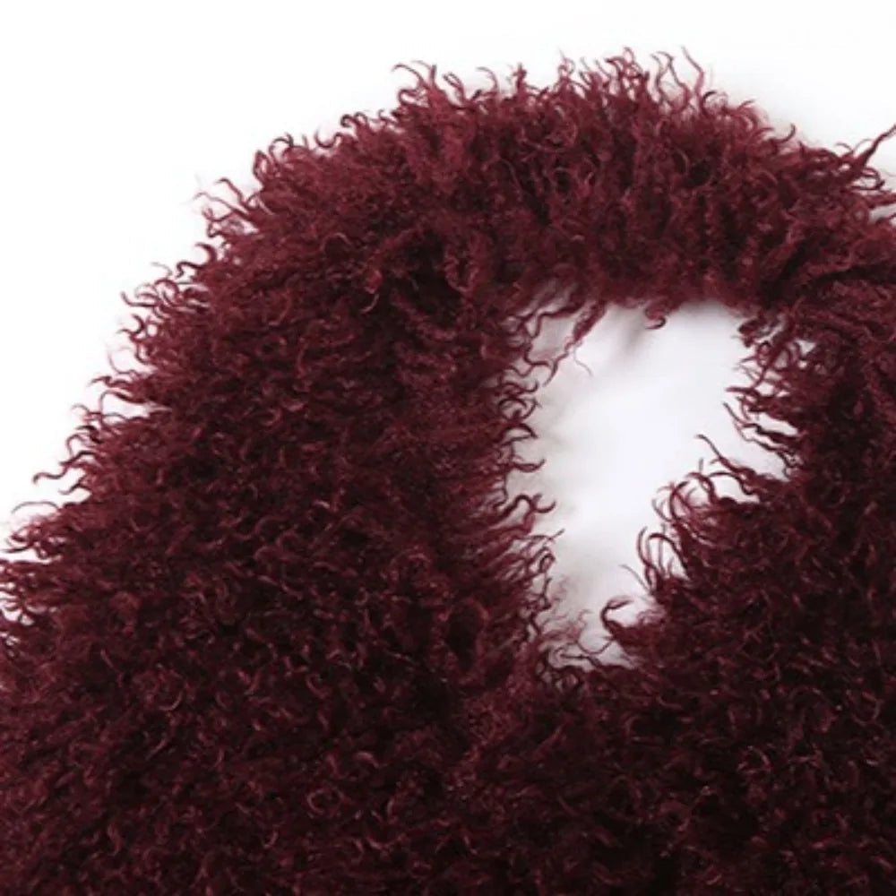 Furry Me Halter Backless Crop Top and Pants Set