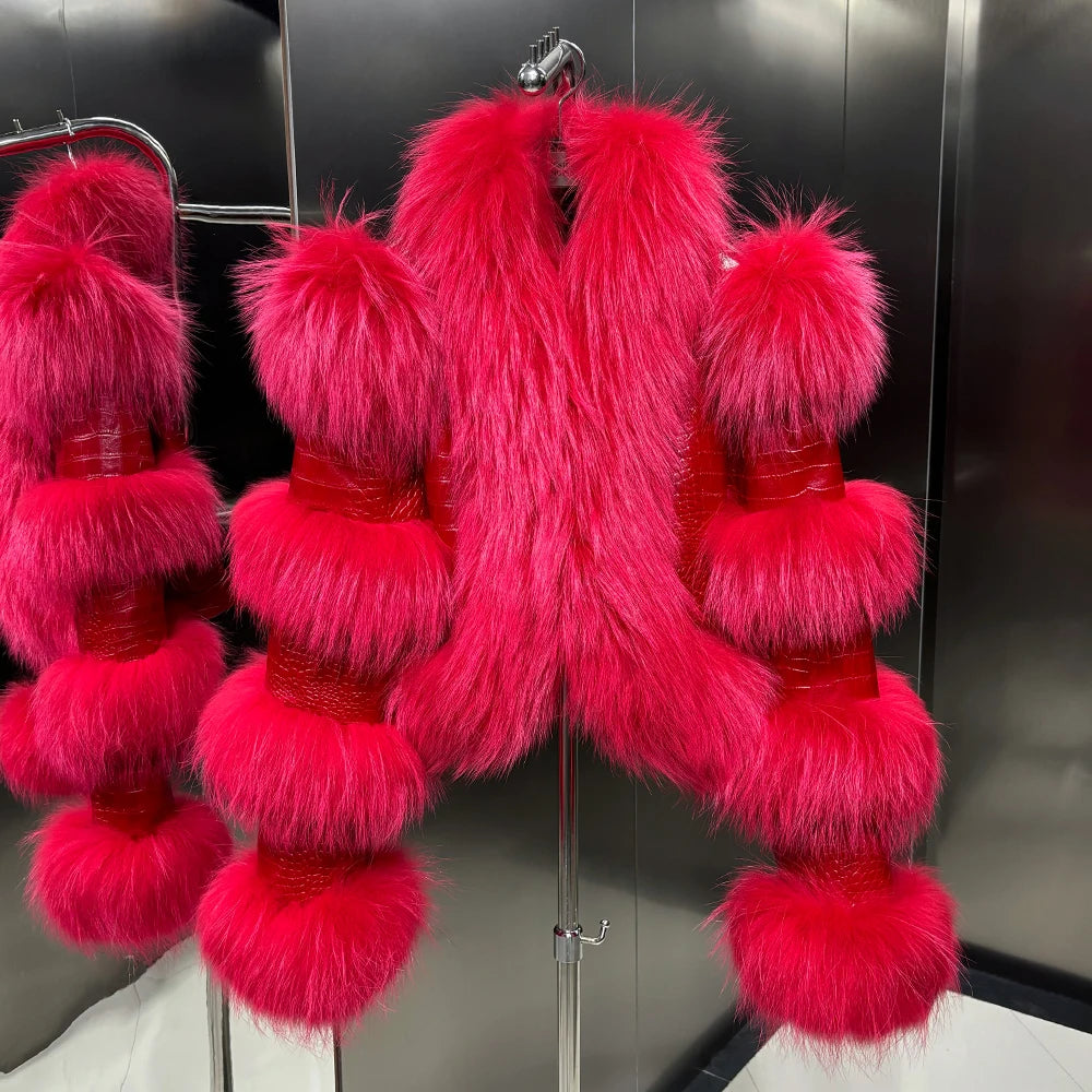 Crocodile Leather Cropped Jacket