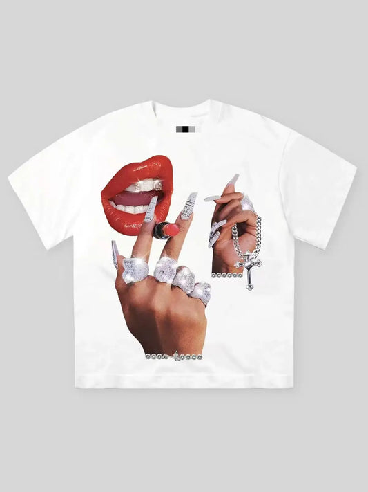 Slim Graphic Print Tee