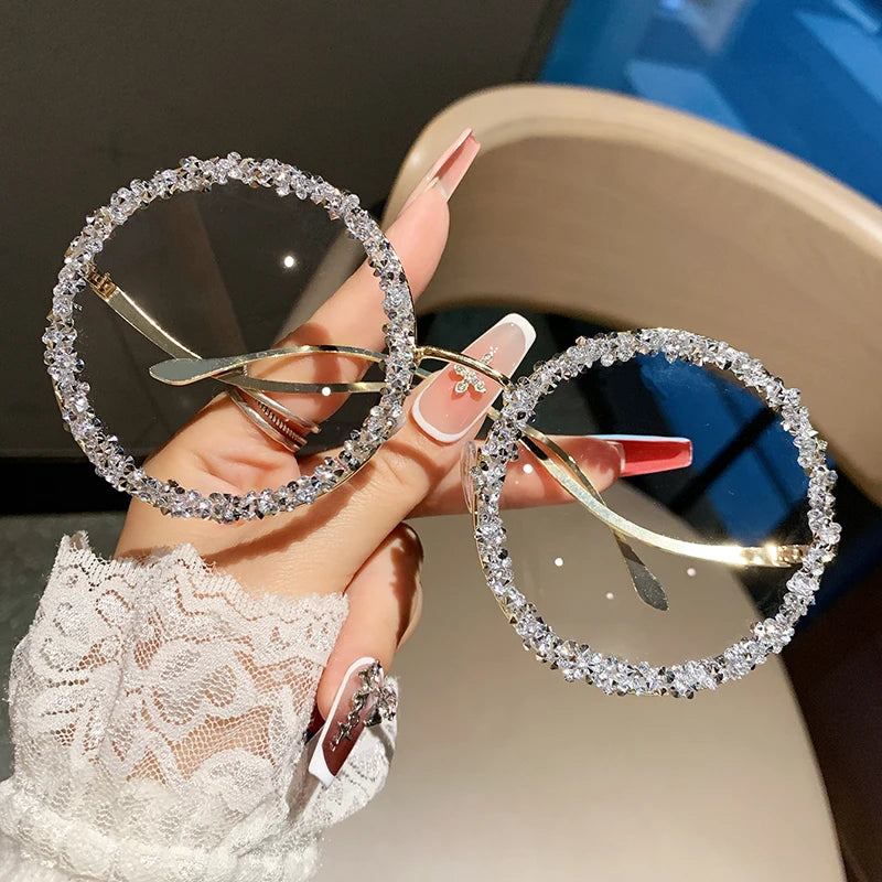 Diamond fashionable sunglasses