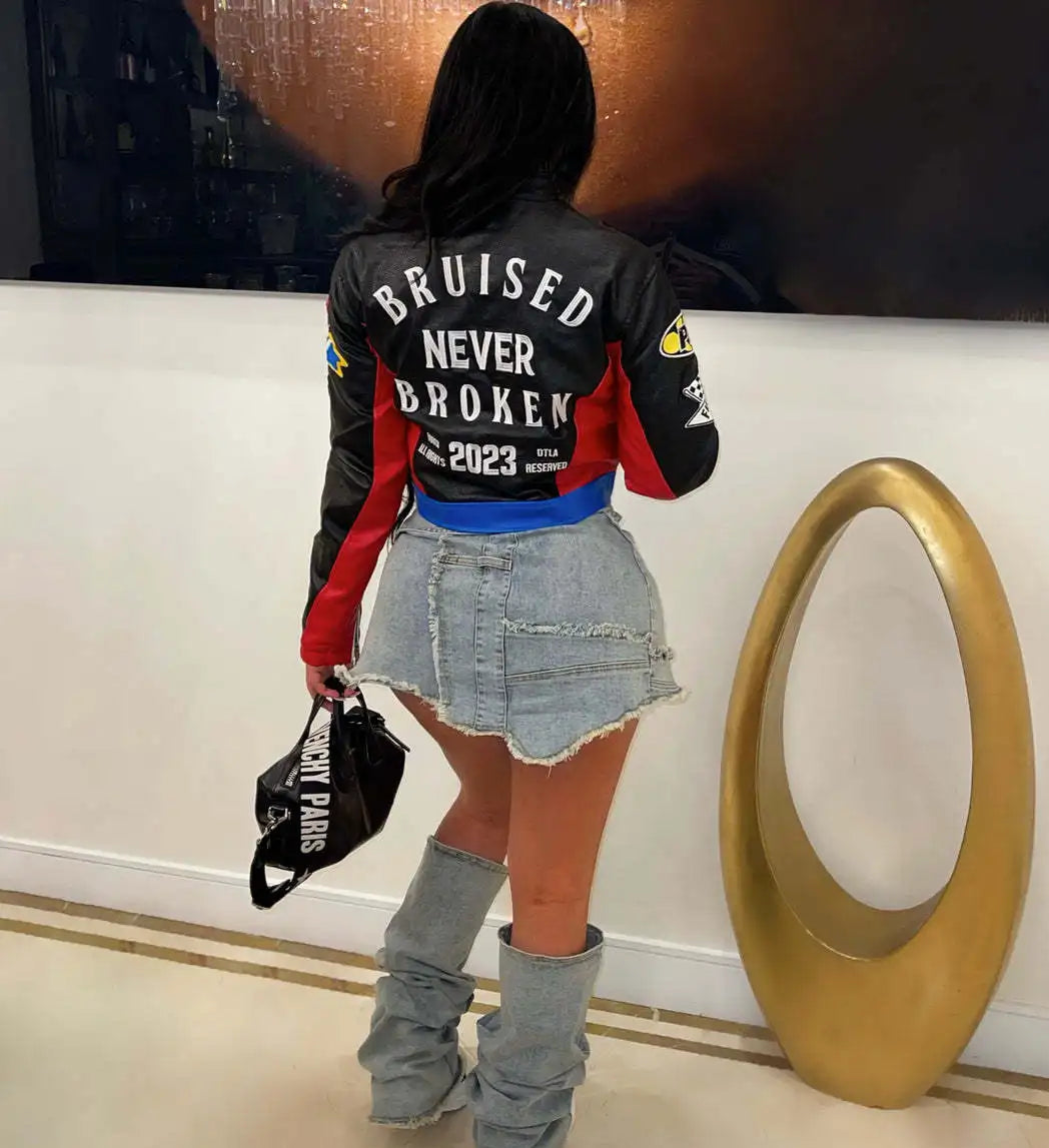 Bruised Racer Jacket.
