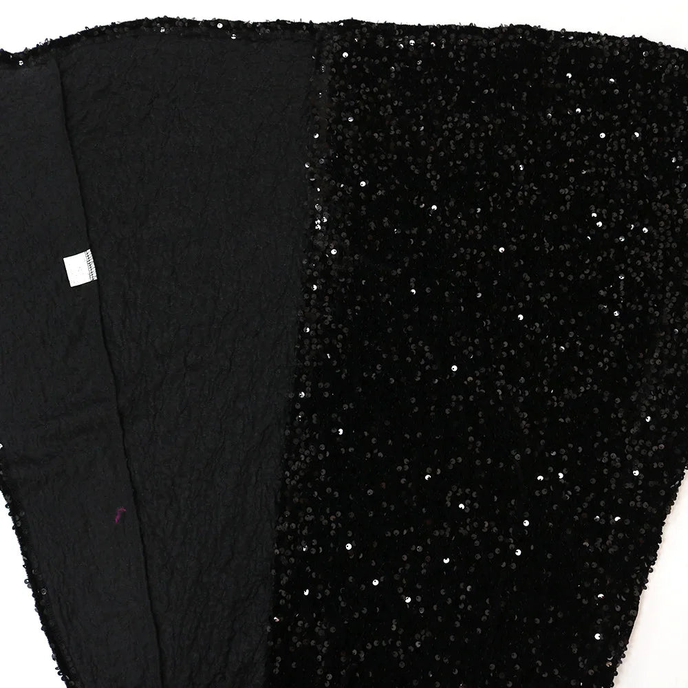 Sequined Tassel High Side Slit Maxi