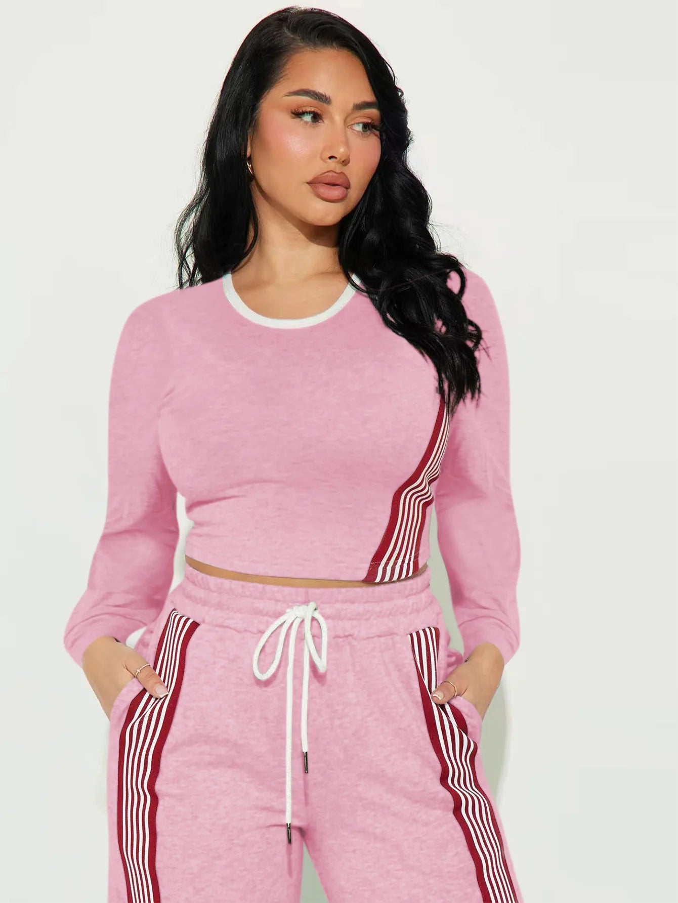 Casual Sports Two-Piece Set