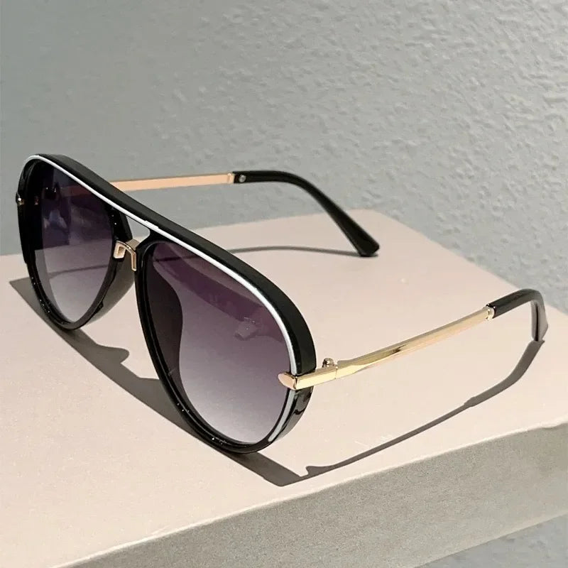 Big Frame Pilot Sunglasses