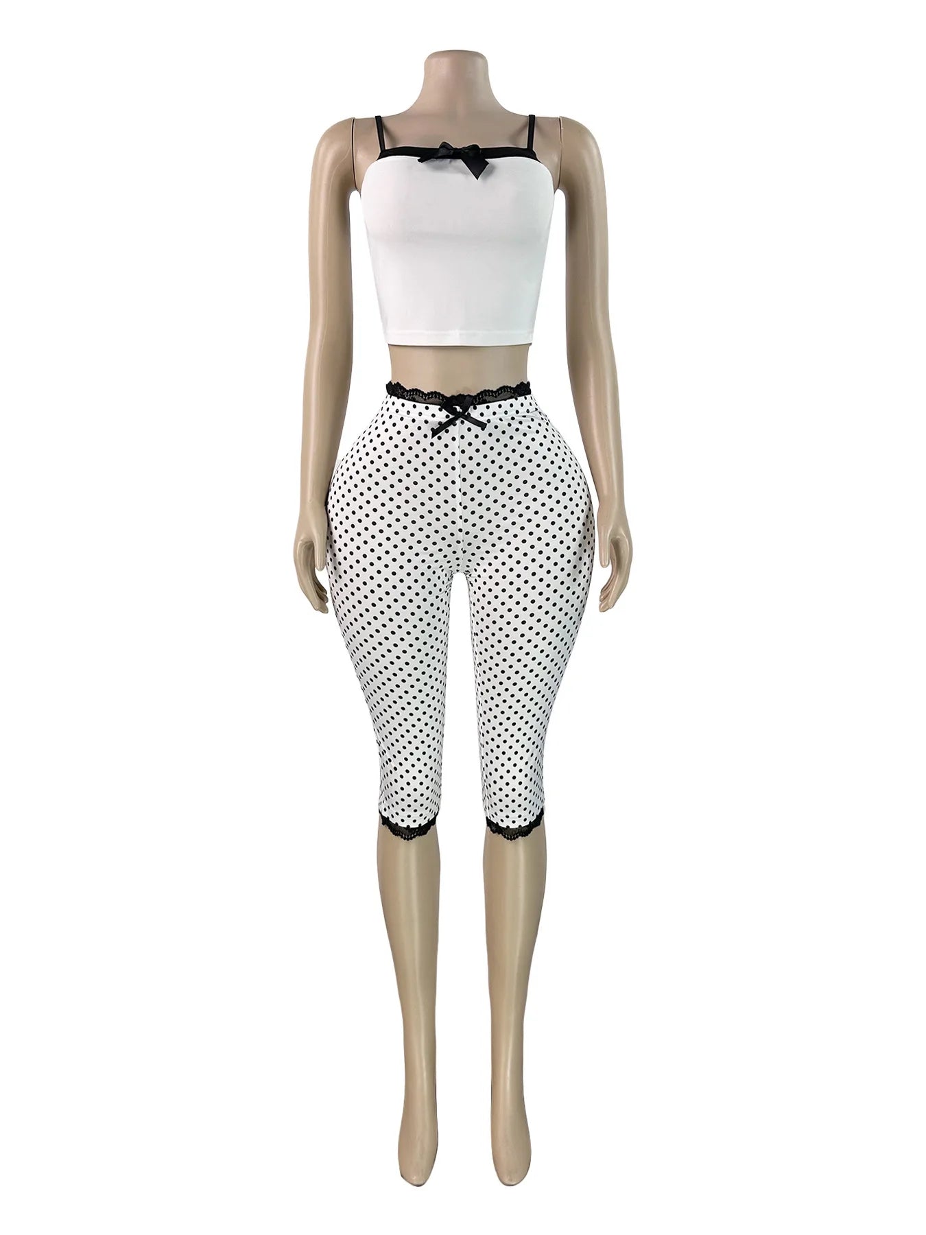 Sweet Polka Dot Two-Piece Set